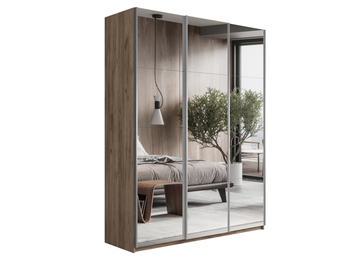 Шкаф-купе Прайм Люкс з-х дверный (Зеркало)