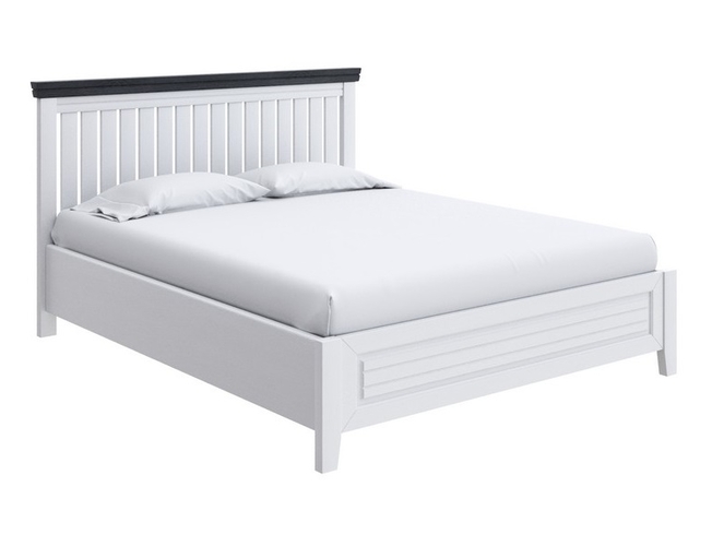 Кровать Olivia Райтон с подъемным механизмом белая эмаль/венге