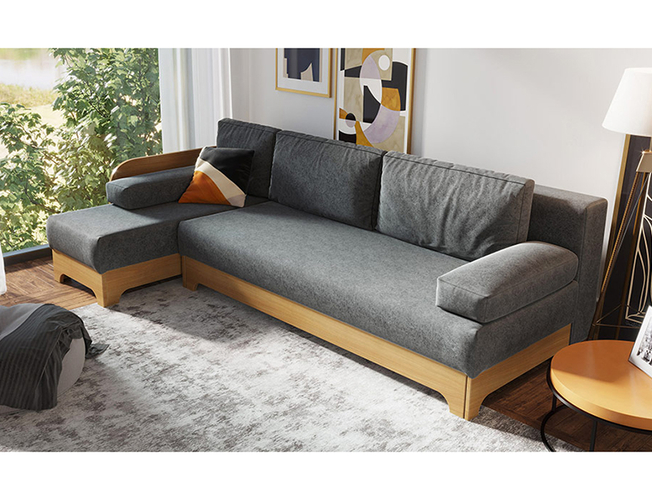 Угловой диван Дримлайн Амберг DS с оттоманкой