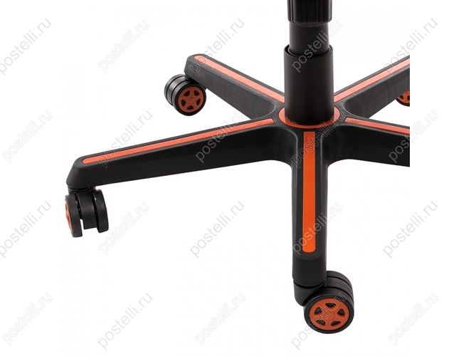 Игровое кресло Racer черное/оранжевое (Арт. 1855)