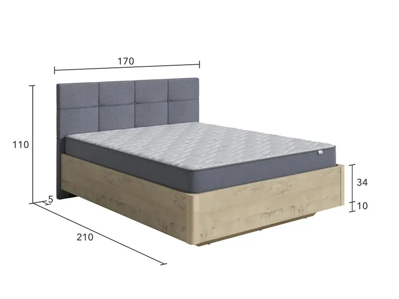 Парящая кровать New Light